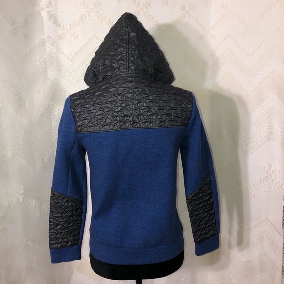 Boys M (8-10) Blue Cat & Jack Hooded Jacket - Picture 3 of 5
